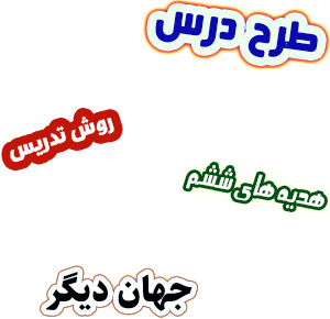 طرح درس و روش تدریس هدیه های آسمان ششم، درس9 : جهان دیگر